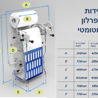 רולרמט פרלון אוטומטי X-CLEAR 9000 באבל מגוס - Bubble Magus X-CLEAR 9000