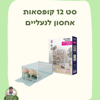 סט 12 קופסאות אחסון לנעליים