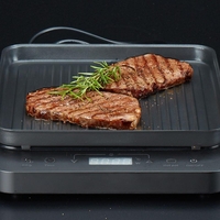 מג׳יק COOK & GRILL - פלטת אינדוקציה חשמלית עם סיר 6 לט' ופלטת גריל