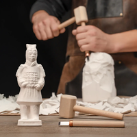 ערכת פיסול באבן ( גבס) למתחילים - לוחם טראקוטה BEAVERCRAFT