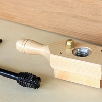 ערכת הברזה לעץ1.25”, 6 שיניים לאינץ
