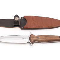 סכין בושקראפט עם נדן עור BEAVERCRAFT TLK2