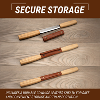 סכין משיכה-מפצל עצים BEAVERCRAFT DK2S