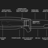 סכין מורה-קניב אמברג קומפקט -MORAKNIV AMBERG COMPACT