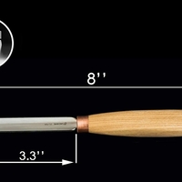 מפסלת גילוף קומפקטית מעוגלת BEAVERCRAFT K5/12