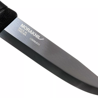 סכין מורה קומפניון אלחלד משודרגת, שחור - Morakniv Companion HD