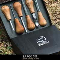 ערכת גילוף מפסלות כף יד BEAVERCRAFT SC05