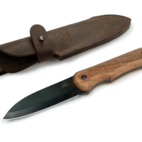 סכין בושקראפט עם נדן עור BEAVERCRAFT BSH5