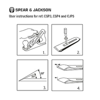 מקצועה מחליקה, מס' 4 , SPEAR&JACKSON CSP4
