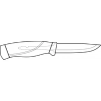 סכין מורה-קניב קומפניון אלחלד, חול מדבר - Morakniv Companion Desert