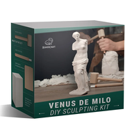 ערכת פיסול באבן ( גבס) למתחילים - ונוס ממילו BEAVERCRAFT