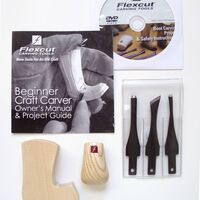 סט 3 מפסלות למתחיל פלקסקאט - TOOLEDEN FLEXCUT SK110
