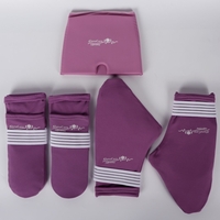 AluraCare Gloves, Socks & Cap Set – Reusable Gel Ice Packs for Hand, Foot & Head , סט כפפות וגרביים וכובע של AluraCare - שקיות  ג'ל רב פעמיות לחום וקור לידיים, רגליים וראש - מידה LARGE
