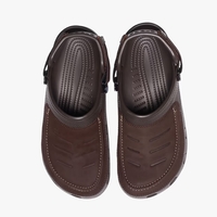 כפכפי קרוקס לגבר יוקון ויסטה 2 Crocs Yukon II Vista Clog בצבע חום