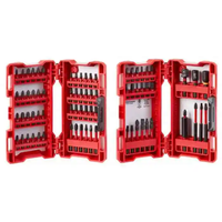 סט ביטים מילווקי מקצועי 74 חלקים מסדרת SHOCKWAVE Milwaukee