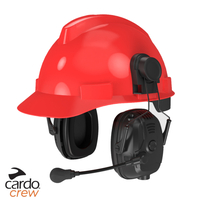 אוזניות תקשורת בלוטוס לצוות Cardo Crew Safety Headset