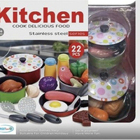 סט סירים מתכת למטבח וסט אוכל