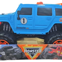 רכב שטח עם גלגלים ענקיים -  Monster Truck Hummer