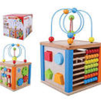 קוביית פעילות מבוך מבית Pit Toys -