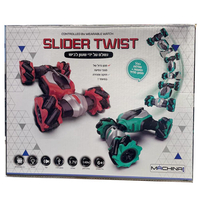 מכונית פעלולים כולל שלט שעון לביש - MACHINA SLIDER TWIST