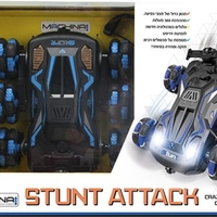 מכונית מתהפכת 360 נטען 6 גלגלים STUNT ATTACK
