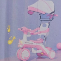 תלת אופן - ורוד - 2IN1