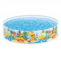 بركة  للأطفال بجوانب صلبة (لا يحتاج إلى نفخ) بقطر 1.22 متر، موديل 58477