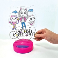 מנורת LED לצביעה מבית Gabbys Dollhouse