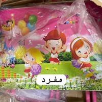 שולחן וכיסא אחד מתקפלים- ורוד