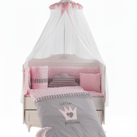 סט למיטה תינוק 5 חלקים - נסיכה