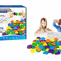 Buttons Board Game  لعبة لوحية الحبل والأزرار