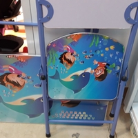 שולחן וכיסא אחד - מתקפלים -דולפין -