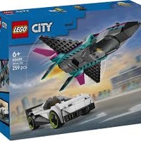 ليجو الطائرة النفاثة مقابل السيارة  LEGO City 60489