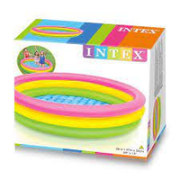 مسبح ملون بقاعدة قابلة للنفخ 147 × 33  INTEX 57422
