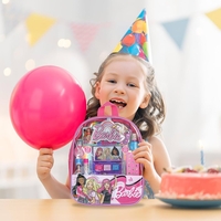 شنطة ظهر مملوءة بالمكياج من باربي مكونة من 12 قطعة BARBIE