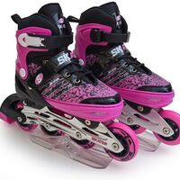 רולר בליידס מידה L מבית Skater - צבע ורוד