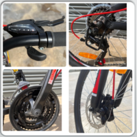 אופני הרים בולם קדמי דיסק שלדה אלומיניום -מידה : 20