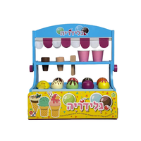 דוכן גלידה מעץ לילדים