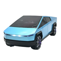 מכונית טסלה סייברטרוק OKL 001-1 עם שלט  ועמדת טעינה tesla-cybertruc