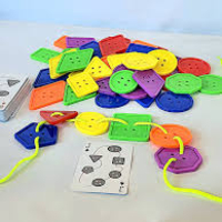 Buttons Board Game  لعبة لوحية الحبل والأزرار