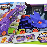 משאית צעצוע הובלת דינוזאור    Transformation Dinosaur Car Track