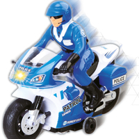 אופנוע שלט רחוק 2 ערוצים דגם POLICE RACER סוללות