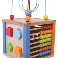קוביית פעילות מבוך מבית Pit Toys -
