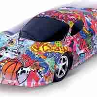 מכונית על שלט 1:14 Graffity Supercar מבית Machina