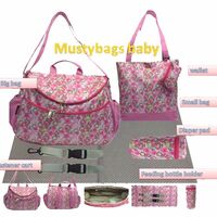 حقيبة لعربة الأطفال 6 قطع -