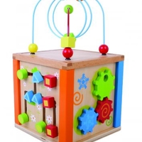 קוביית פעילות מבוך מבית Pit Toys -