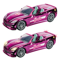 מכונית שלט ברבי CHROMED PINK