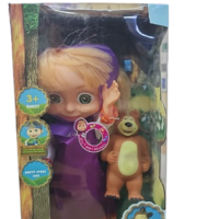 סט דמוי של מאשא והדב -