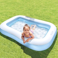 حوض سباحة مستطيل الشكل بقاعدة قابلة للنفخ، أبعاده 166 × 100 × 25 سم INTEX  57403