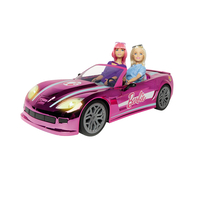 מכונית שלט ברבי CHROMED PINK